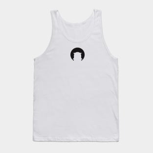 Golang Gopher Black Silhouette Tank Top